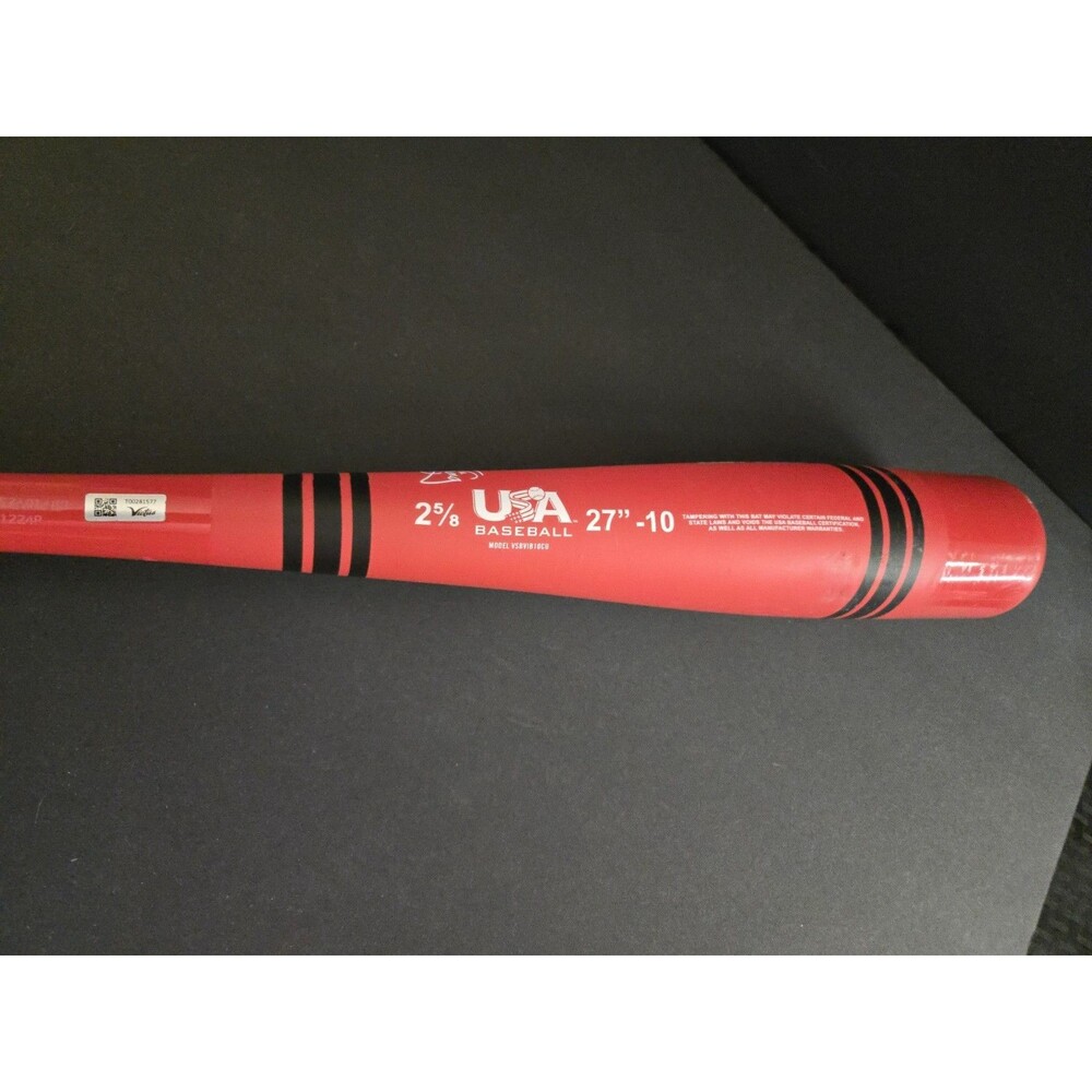 Victus Vibe Crayon USA Baseball Bat 27" 17 oz -10 VSBVIB10CU 2 5/8" Red Youth - Picture 5 of 11